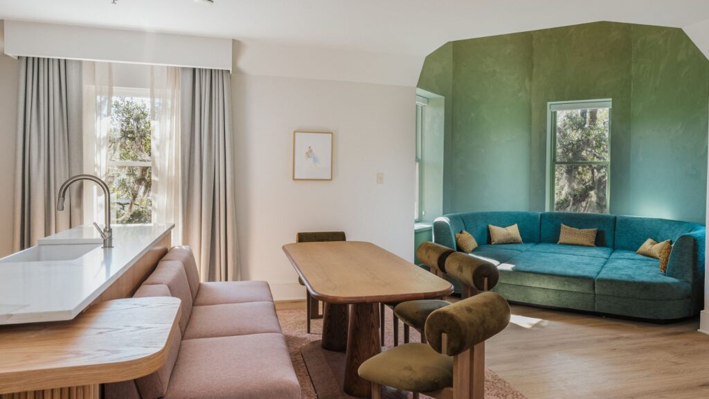 A picture of the inside of a Suite in the Hotel
