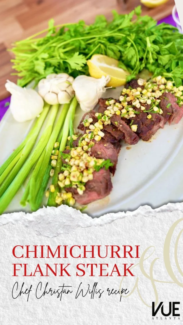 Grill season just got an upgrade. 🔥🥩
Celebrity Chef @chefchristanwillis lit up the @11alive kitchen last week with her South American Chimichurri Flank Steak with Grilled Corn Salsa. A bold, flavor-packed summer dish straight from the pages of our new Summer issue. 🌽✨

Filmed live behind the scenes on set, this recipe is fresh off the grill and designed to impress — whether you’re hosting, cooking for two, or just want to elevate your weeknight dinner.

✨ Get the full recipe in our Summer Issue, available online & in print. www.atlantavue.com

🎥: Captured by @alexanderaperture 

#VUEApproved #ChefChristianWillis #VUEAtlanta #11Alive #ATLFoodScene #AtlantaChefs #GrilledFlankSteak #Chimichurri #SummerGrilling #FoodieATL #BehindTheScenes #WomenInFood #GrillSeason #VUESummerIssue #summerrecipes #grillrecipes #steakrecipes